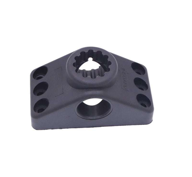 METER STAR Baitcaster/Fishing Rod Holder Spinning Rod Holder Black with 360-degree Adjustment Kayak Fishing Boat Power Lock Rod Holder and M6 304 Screws and Install Tools - Image 4